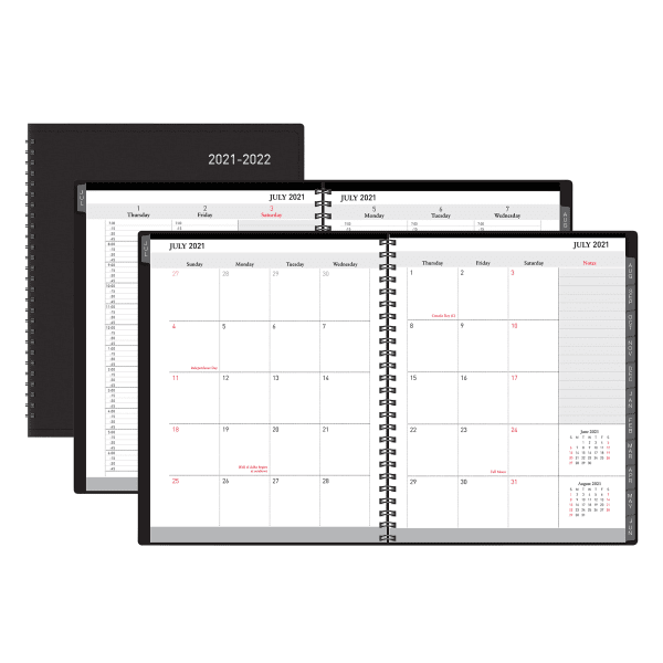 6-5/8" x 8-3/4", Vertical Format Office Depot Weekly/Monthly Academic Planner 